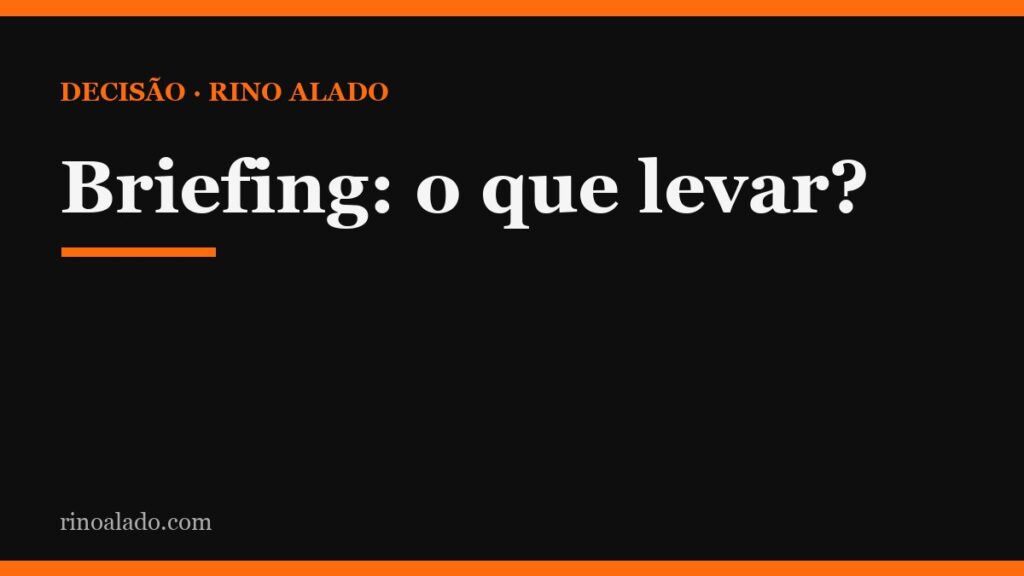 Briefing: o que levar para a primeira conversa com uma agência de marketing