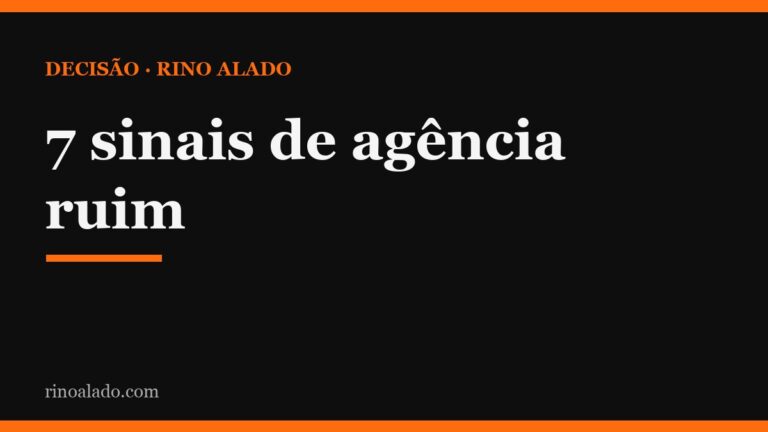 7 sinais de agência de marketing que promete demais (e entrega de menos)